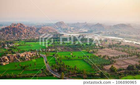 Hampi Vijayanagara Empire monuments, India Hampi Vijayanagara Empire monuments, India 106890965