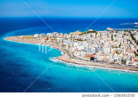 Rhodes island city beach, Greece 106891030