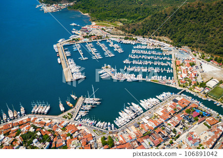 Marmaris aerial view in Turkey Marmaris aerial view in Turkey 106891042