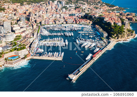 Monte Carlo aerial view, Monaco 106891060