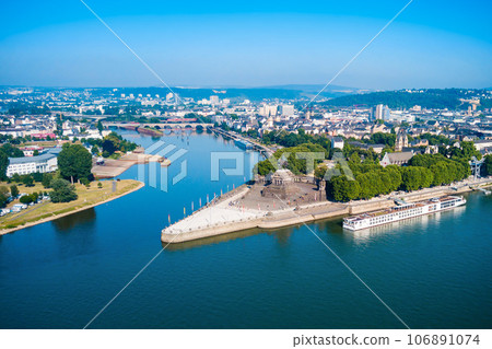 Koblenz city skyline in Germany 106891074