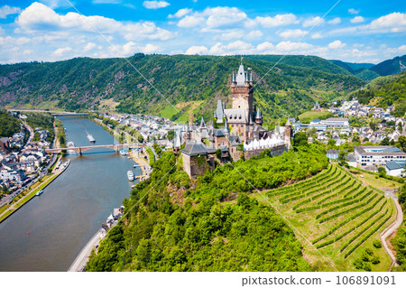 Reichsburg Castle in Cochem, Germany 106891091