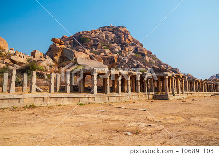 Hampi Vijayanagara Empire monuments, India 106891103