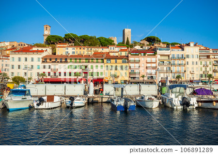 Cannes aerial panoramic view, France Cannes aerial panoramic view, France 106891289