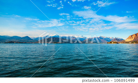 Lago Maggiore lake, north Italy Lago Maggiore lake, north Italy 106891499