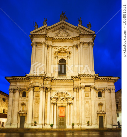 Brescia Cathedral in north Italy 106891511