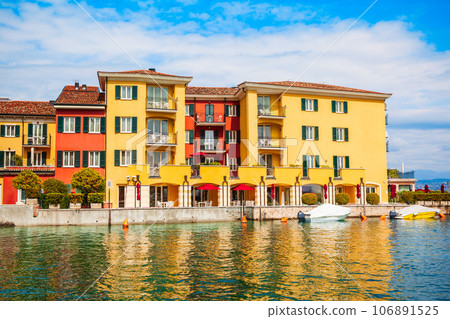 Scaligero Castle aerial view, Sirmione 106891525