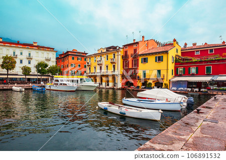 Malcesine town at Garda Lake 106891532