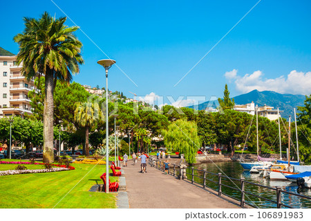 Locarno town promenade, Lake Maggiore Locarno town promenade, Lake Maggiore 106891983