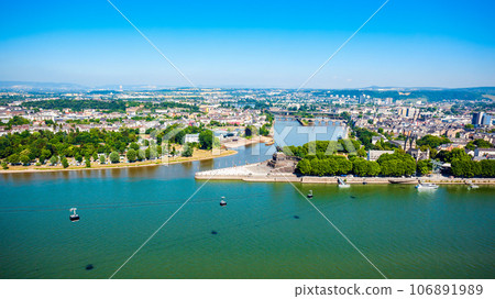 Koblenz city skyline in Germany Koblenz city skyline in Germany 106891989