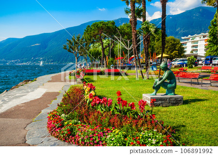 Ascona town near Locarno, Switzerland 106891992