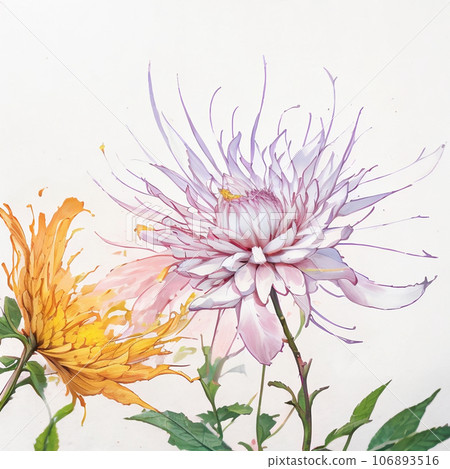 AI 生成的花卉圖案插圖 106893516