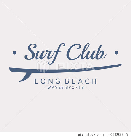 Surfboard Vintage Logo Template. Surfboard Vintage Logo Template. 106893735