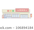 Supermarket illustration line included 106894184