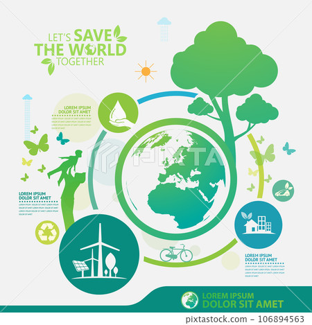 Environment. Let's Save the World Together 106894563
