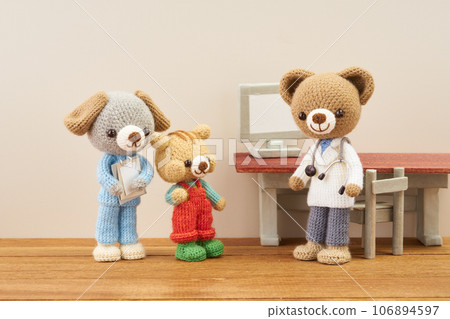 Animal amigurumi examination Animal amigurumi examination 106894597