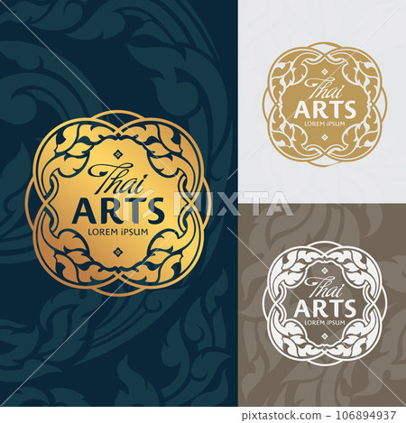 Concept of Thai Art vector designs Concept of Thai Art vector designs 106894937
