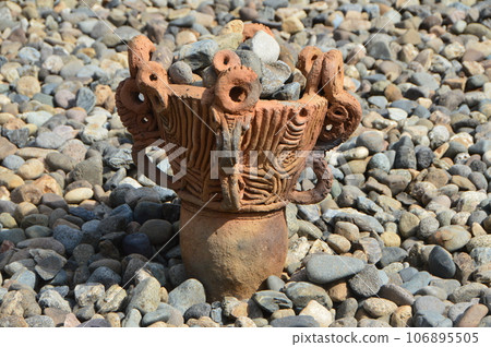 繩文陶器（複製品）（岩宿遺址/群馬縣綠市） 106895505