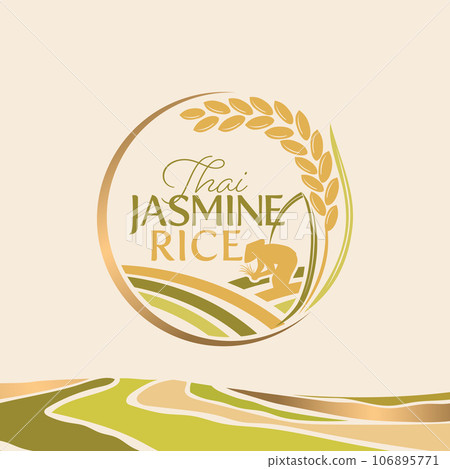 paddy rice premium organic natural product banner logo vector design paddy rice premium organic natural product banner logo vector design 106895771