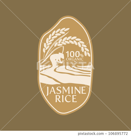 paddy rice premium organic natural product banner logo vector design paddy rice premium organic natural product banner logo vector design 106895772