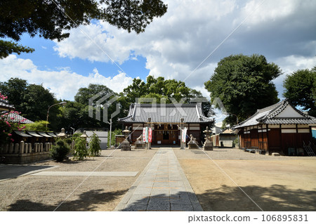 Shibukawa Shrine (prayer hall) [Yao City, Osaka Prefecture] 106895831