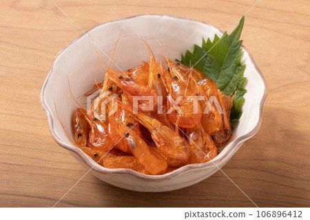 Candied river shrimp Candied river shrimp 106896412