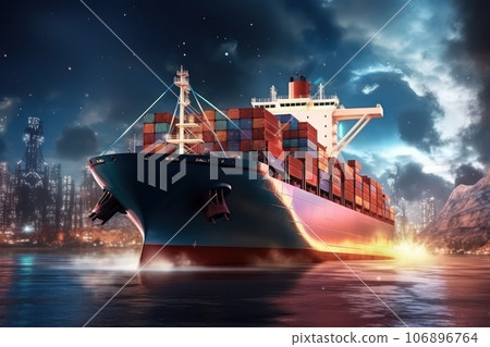 Logistic import export background and transport industry concept. Logistic import export background and transport industry concept. 106896764