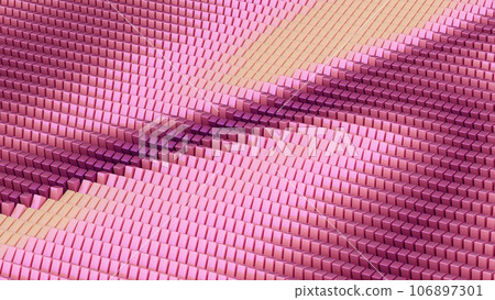 Surface with abstract structure. Gradient colors. CG art. Surface with abstract structure. Gradient colors. CG art. 106897301