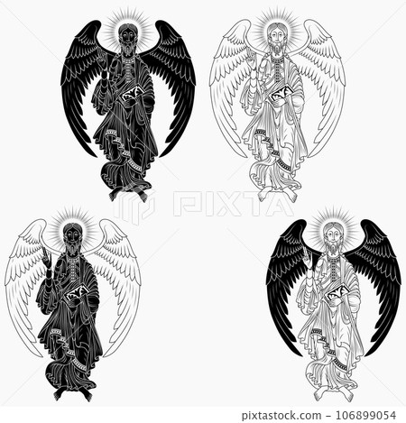 Catholic angel holding a bible Catholic angel holding a bible 106899054