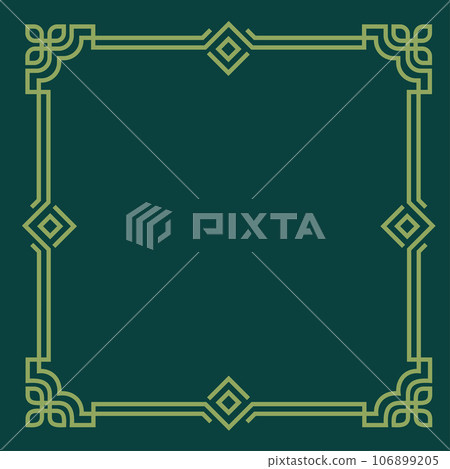 simple line frame Border decorative vector simple line frame Border decorative vector 106899205