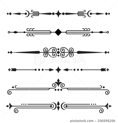 text divider ornament bundle 106899206