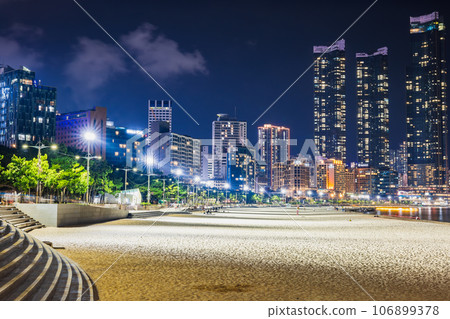 釜山海雲台海水浴場的夜晚 106899378