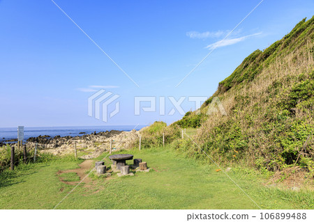 神奈川縣橫須賀市荒崎公園的夏天(三浦半島) 神奈川縣橫須賀市荒崎公園的夏天(三浦半島) 106899488