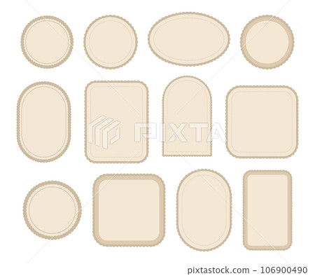 Vintage Beige Frame Collection. Emptu Frame labels for invitations, frames, menus and labels. Graphic design of the website, cafes, boutiques, tags, wedding invitations. Vintage Beige Frame Collection. Emptu Frame labels for invitations, frames, menus and labels. Graphic design of the website, cafes, boutiques, tags, wedding invitations. 106900490