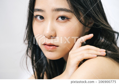 年輕女性的美麗形象 106900775