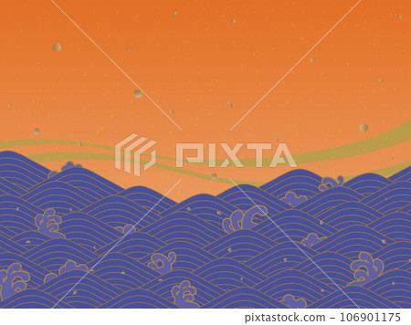 new year's wave background illustration new year's wave background illustration 106901175