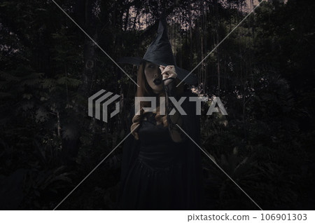 Halloween mystery concept 106901303