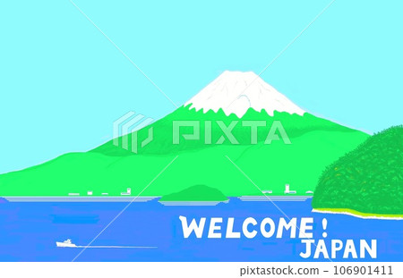 Fuji and the sea 106901411