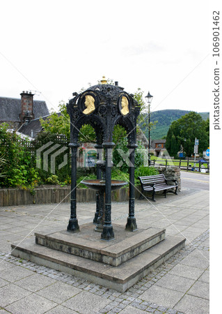 Queen Victoria Jubilee memorial fountain in Fort Augustus 106901462