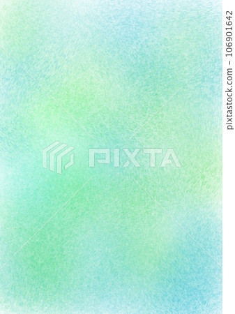 混合綠色和藍色的點綴水彩紋理 106901642