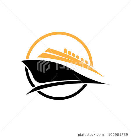Cargo Ship Logo Design, Ocean Transportation Vector, And Cruise Ship, Cargo, Logistics, Sailing School, Speedboat Cargo Ship Logo Design, Ocean Transportation Vector, And Cruise Ship, Cargo, Logistics, Sailing School, Speedboat 106901789