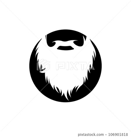 Beard Logo Design, Male Face Appearance Vector, For Babershop, Hair, Appearance, Brand Label Beard Logo Design, Male Face Appearance Vector, For Babershop, Hair, Appearance, Brand Label 106901818