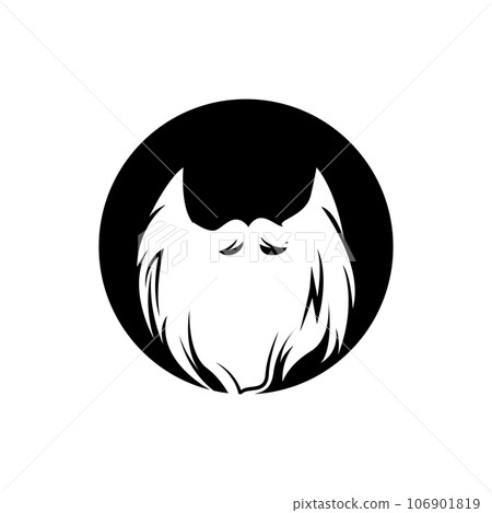 Beard Logo Design, Male Face Appearance Vector, For Babershop, Hair, Appearance, Brand Label Beard Logo Design, Male Face Appearance Vector, For Babershop, Hair, Appearance, Brand Label 106901819