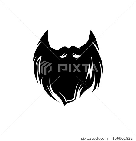 Beard Logo Design, Male Face Appearance Vector, For Babershop, Hair, Appearance, Brand Label 106901822