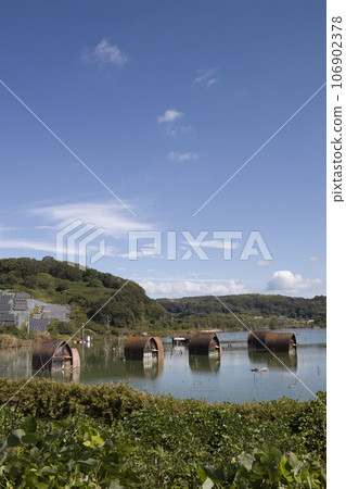Submerged pension village Submerged pension village 106902378