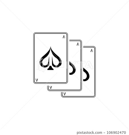 Casino Poker Vintage Logo, Vector Diamonds, Ace, Hearts And Spades, Poker Club Gambling Game Design Casino Poker Vintage Logo, Vector Diamonds, Ace, Hearts And Spades, Poker Club Gambling Game Design 106902470