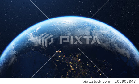 Sunrise above planet earth Sunrise above planet earth 106902848