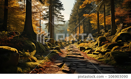 日本美麗的秋景（AI） 106903090