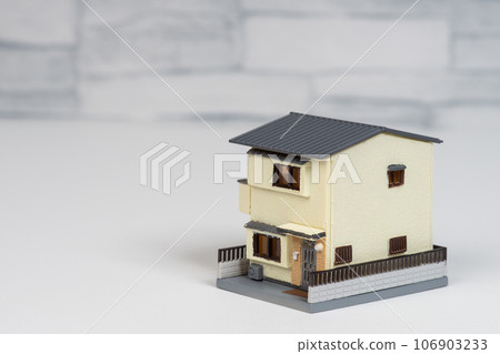 Model image of a wooden house Model image of a wooden house 106903233