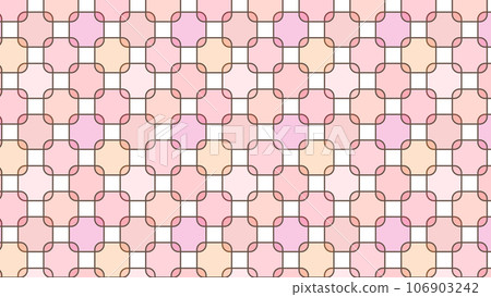 Pink transparent geometric pattern 16:9 106903242